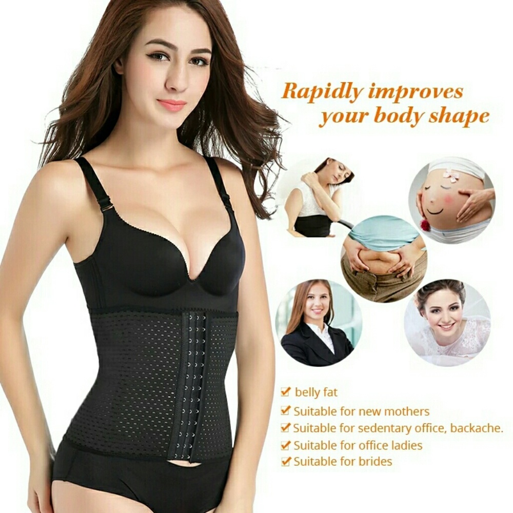 4 steel boning waist trainer Shaper - Picture 4 of 4